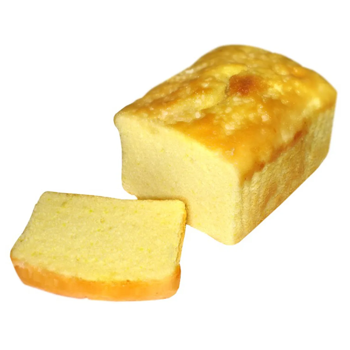 greenhalghs sliced lemon cake loaf freshly baked in the north west
