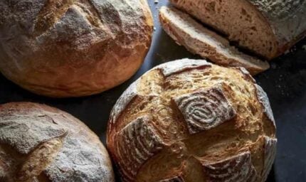 greenhalghs hand crafted special bread rolls and bread loaf sliced