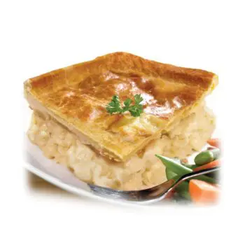 deep filled Multi-Portion Cheese and onion Pie