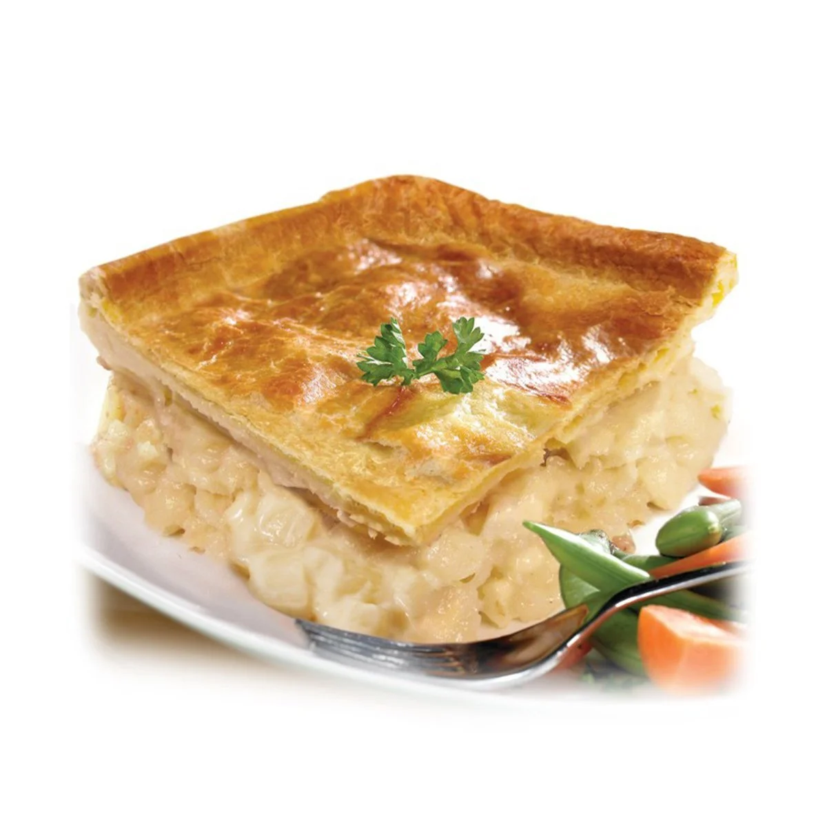 deep filled Multi-Portion Cheese and onion Pie