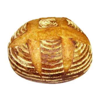 white round sourdough 800g bread