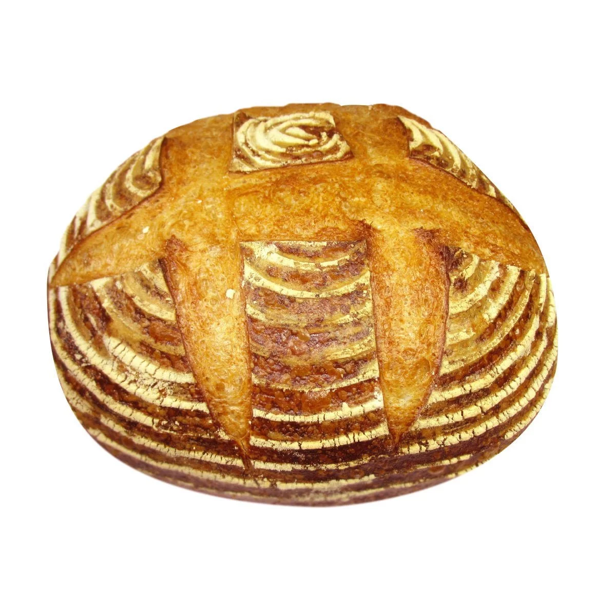 white round sourdough 800g bread