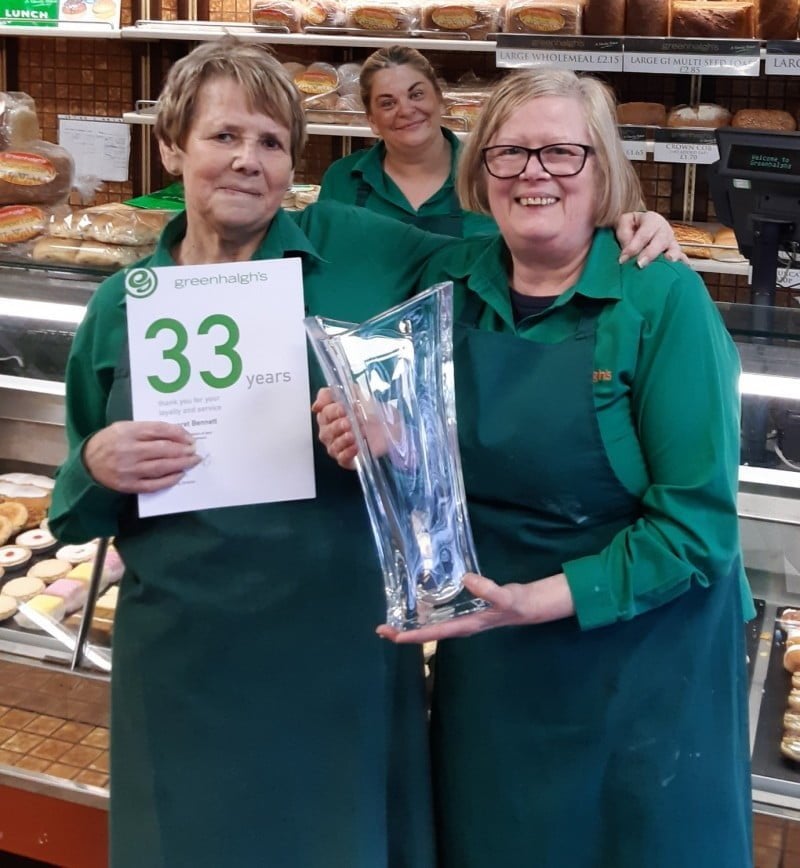 HINDLEY SHOP LOSES MARGARET BENNETT TO RETIREMENT