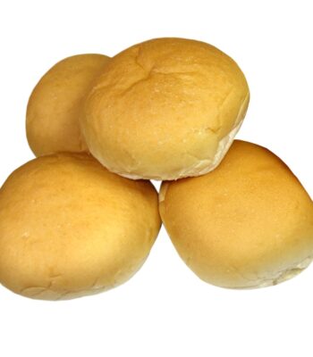 white soft bread roll 4 pack