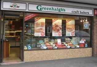 Greenhalgh's craft bakery Blackrod store