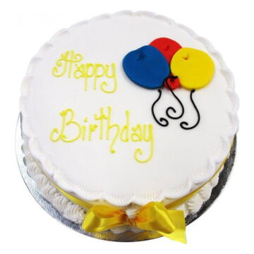 Greenhalghs build your own round celebration birthday cake