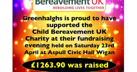 Child bereavement fundraiser