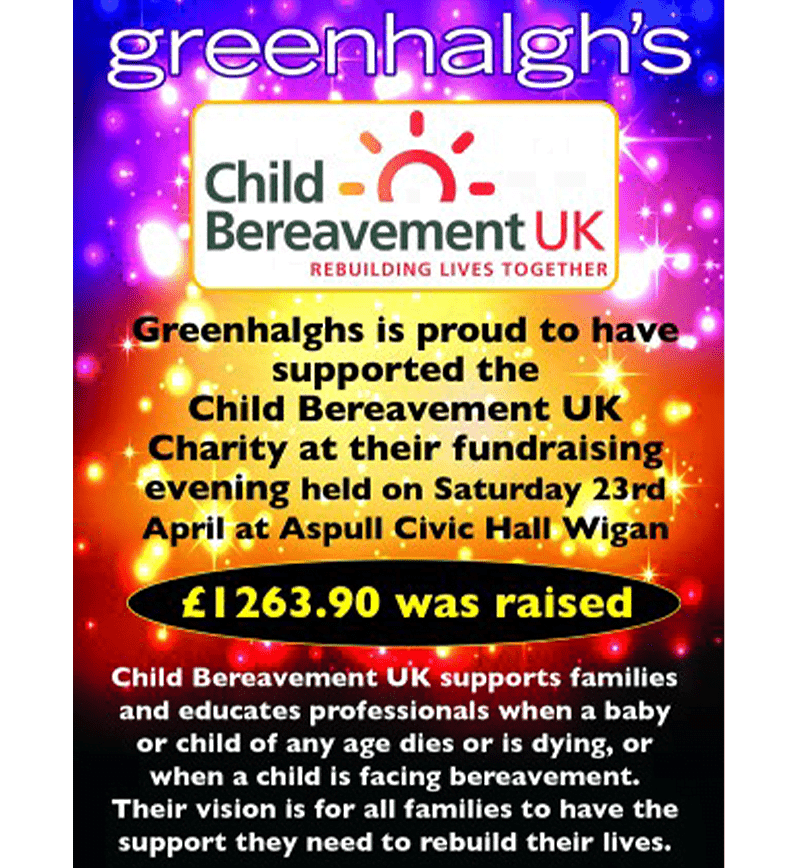 Child bereavement fundraiser