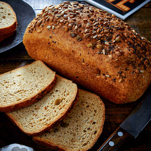 low carb bread square