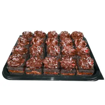 20 piece chocolate cake platter