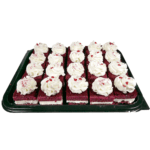 20 piece red velvet cake platter