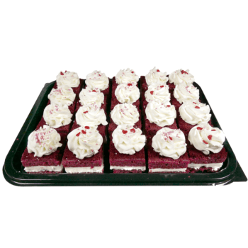 20 piece red velvet cake platter