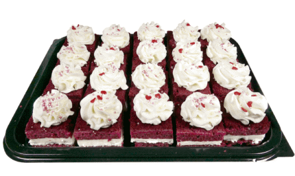 20 piece red velvet cake platter