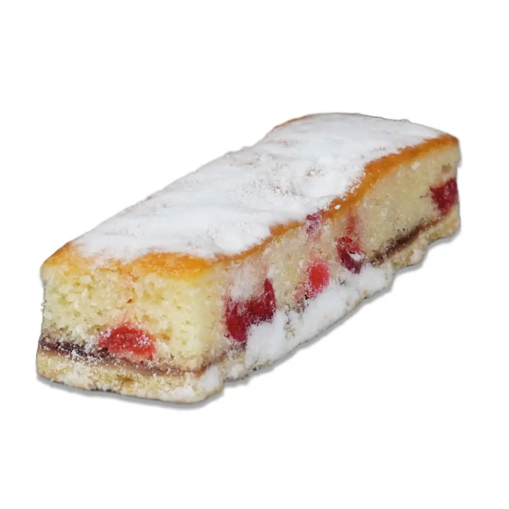 Greenhalgh's Craft Bakery cherry bakewell slice