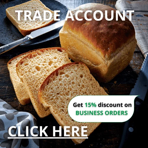 Open a trade account today and save upto 15% of all our high quality baked goods