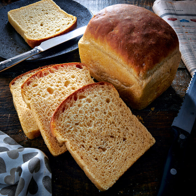 Fresh and tasty crumpet loaf, the perfect addition to any breakfast or late night snack
