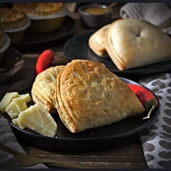 Greenhalghs freshly baked cheese and jalapeno pasty