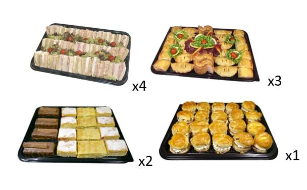 set catering for 50 people