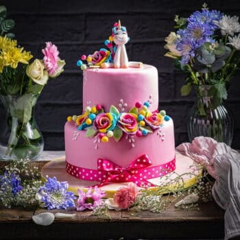 A variety of Greenhalgh's celebration cakes in different sizes, showcasing the customizable options available.