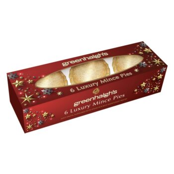 Greenhalgh's Craft Bakery 6 Luxury Mince pies