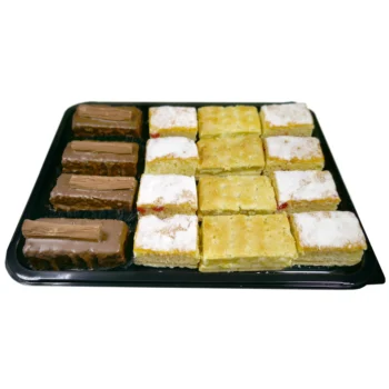 catering platter delivered, 16 piece dessert mixed cake catering platter