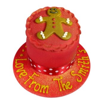 individually handmade Christmas cake