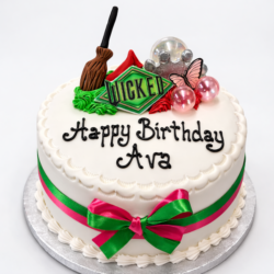 wicked themed birthday cake simple