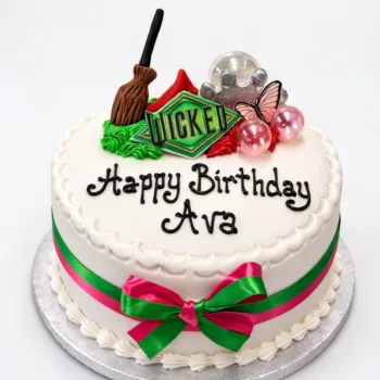 wicked themed birthday cake simple