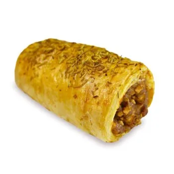 minted lamb sausage rolls