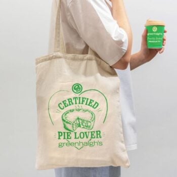 greenhalghs branded tote bag